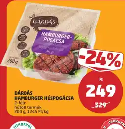 PENNY Dárdás Hamburger Húspogácsa ajánlat
