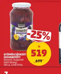PENNY Gyümölcsöskert Szilvabefőtt ajánlat
