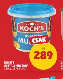 PENNY Koch's Asztali Mustár ajánlat