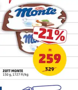 PENNY Zott Monte ajánlat