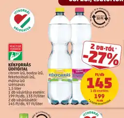 PENNY Kékforrás Üd szénsavastőital ajánlat