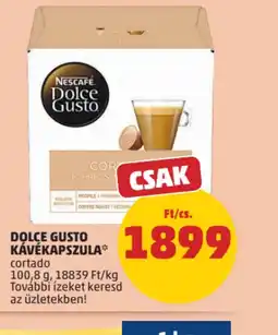 PENNY Dolce Gusto Kávékapszula ajánlat