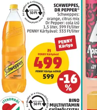 PENNY Schweppes, Dr Pepper ajánlat