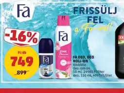 PENNY Fa Deo, Deo Roll-on ajánlat