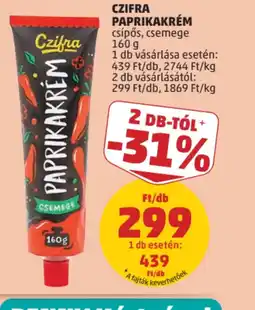 PENNY Czifra Paprikakrém ajánlat
