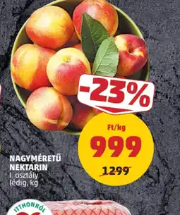 PENNY Nagyméretű nektarin ajánlat
