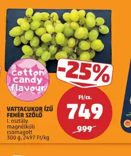 PENNY Vattacukor ízű fehér szőlő ajánlat