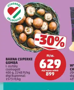 PENNY Barna Csiperke Gomba ajánlat