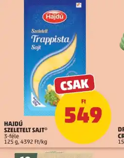 PENNY Hajdú szeletelt sajt ajánlat