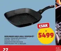 PENNY Berlinger Haus Grill Serpenyő ajánlat