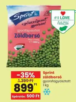 Spar Sprint zöldborsó ajánlat