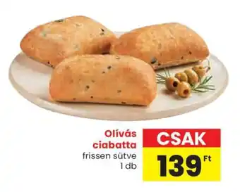 Spar Olívás ciabatta ajánlat
