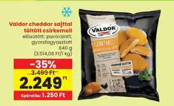 Spar VALDOR Cheddar sajttal töltött csirkemell ajánlat