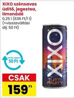 Spar XIXO szénsavas üdítő, jegestea, limonádé ajánlat