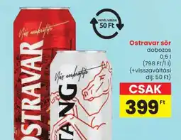 Spar Ostravar sör ajánlat