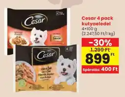 Spar Cesar 4 pack kutyaeledel ajánlat