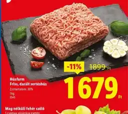 Lidl Húsfarm Friss, darált sertéshús ajánlat