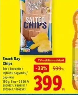 Lidl Snack Day Chips ajánlat