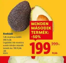 Lidl Avokád ajánlat