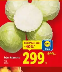 Lidl Fejes káposzta ajánlat
