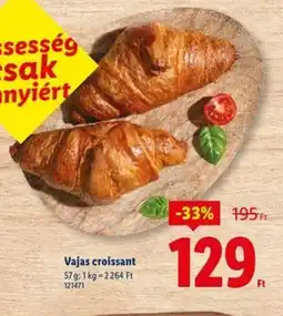 Lidl Vajas croissant ajánlat
