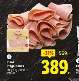 Lidl Pikok Prágai sonka ajánlat