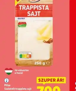 Lidl Pilos Szeletelt trappista sajt ajánlat