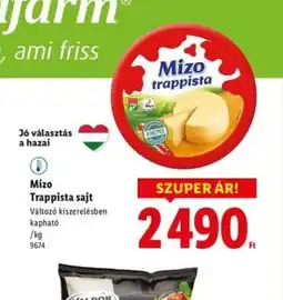 Lidl Mizo Trappista sajt ajánlat