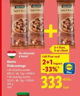 Lidl Alesto Diákcsemeg ajánlat