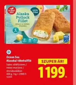Lidl Ocean Sea Alaszkai tőkehalfilé ajánlat