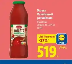 Lidl Baresa Passzírozott paradicsom ajánlat