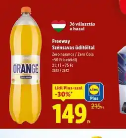 Lidl Freeway Szénsavas üdítőital ajánlat