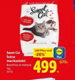 Lidl Sweet Cat Száraz Macskaeledel ajánlat