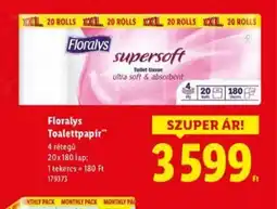 Lidl Floralys Toalettpapír ajánlat