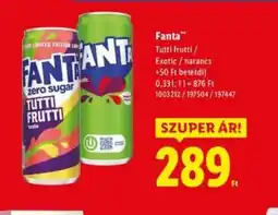 Lidl Fanta ajánlat