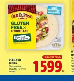 Lidl Old El Paso Tortilla ajánlat