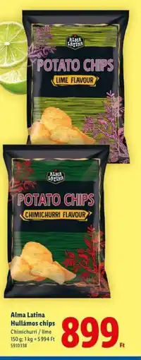 Lidl Alma Latina Hullámos chips ajánlat