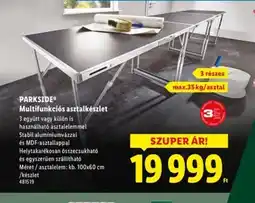 Lidl Parkside Multifunkcis asztalkészlet ajánlat