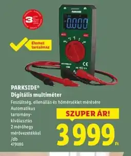 Lidl Parkside digitális multiméter ajánlat