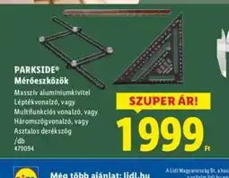Lidl Parkside Mérőeszközök ajánlat