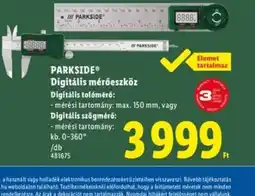 Lidl Parkside Digitális mérőeszköz ajánlat