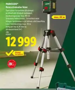 Lidl Parkside Keresztvonalas Lézer ajánlat