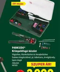 Lidl Parkside Krimpelőfog-készlet ajánlat