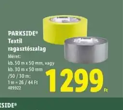 Lidl Parkside Textil ragasztszalag ajánlat