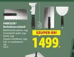 Lidl Parkside Burkolszerszámok ajánlat