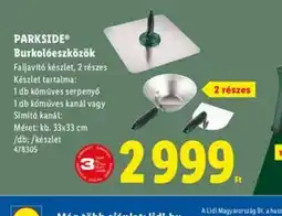 Lidl Parkside Burkoleszközök ajánlat