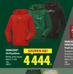 Lidl Parkside Férfi Pulver ajánlat