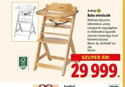 Lidl Safety 1st Baba etetőszék ajánlat