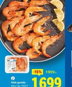 Lidl Fehér garnéla ajánlat