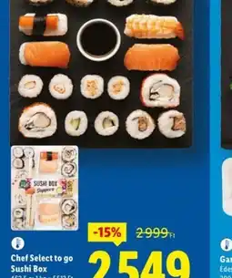 Lidl Chef Select to go Sushi Box ajánlat